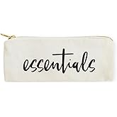 The Cotton & Canvas Co. Essentials Small Cosmetic Case and Travel Pouch for Office and On The Go