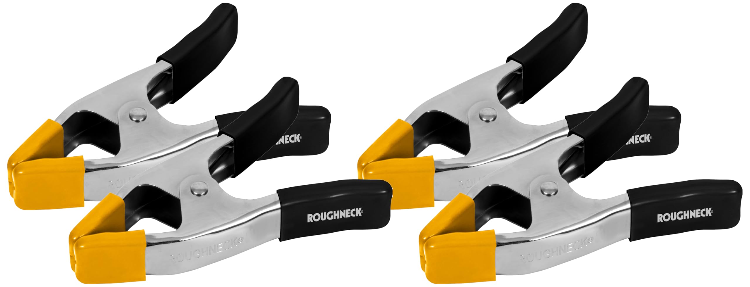 Roughneck ROU38352 Heavy Duty Metal Spring Clamp 50mm/2" (Pack of 4)