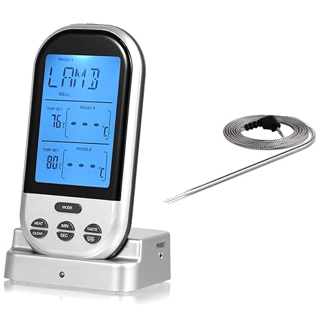  Zuzu Wireless Remote Digital Meat Thermometer