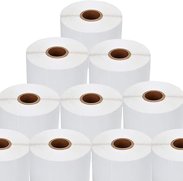 barcode sticker roll size