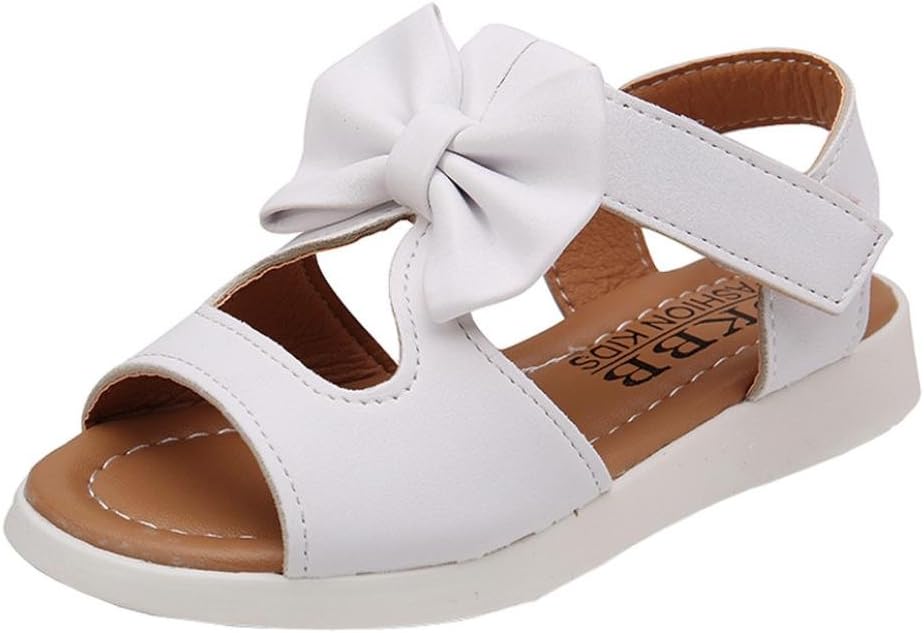 Baby Kids Girls Bowknot Sandals, for 1-6 Years Old Girls Fashion Flat Pricness Shoes Children Spring Summer Lovely Anti-Slip Shoes