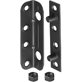GBGS 8 Pack Bed Rail Brackets,Non-Mortise Wood Bed Frame Connector Hardware | 4-1/4" x 1"