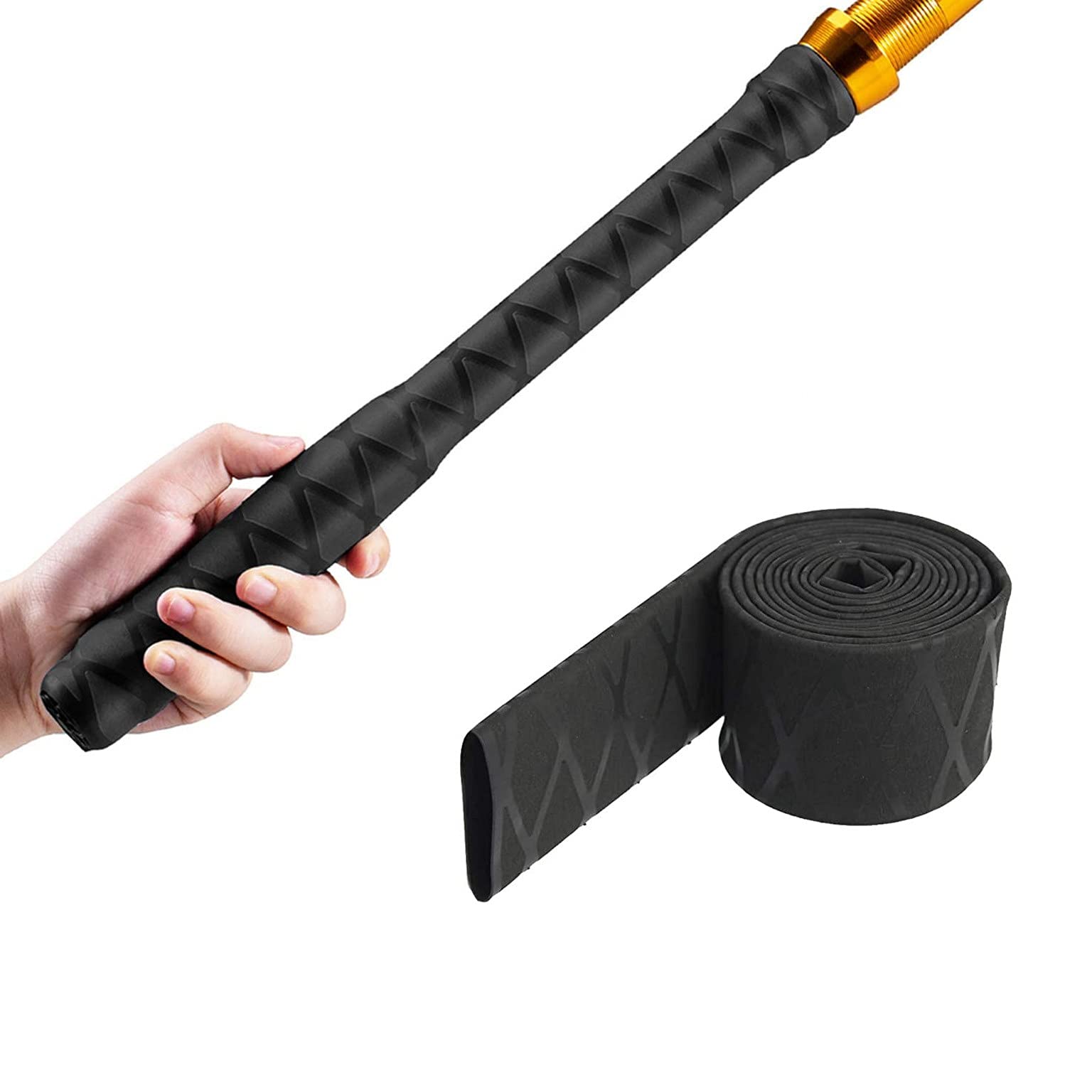 AISENPARTS X-Tube Heat Shrink Wrap Tubing Fishing Rod Building Handle Cork Grip Non Slip Insulation Repair