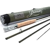Maxcatch Premier X Fly Fishing Rod, IM8 Graphite, MOD Fast Action, 3-12WT, with Carrying Case
