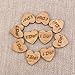 50pcs Rustic Wedding Decorations wooden hearts for crafts guest book wedding reception Wedding Memory Supplies rustic decor I Do Hearts wood slices child lettering Bamboo CD