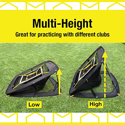 BUZZYOLK Golf Chipping Net Game XL Pop Up Golf Practice Net for