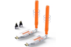 Coolpie Wireless HDMI Transmitter and Receiver, 4K Decode 2160P Output, 5.8G Wireless HDMI Extender, Silvery Metal Housing, 500FT/150M Range, for PC/Laptop/Projector/TV/Camera