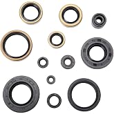 TUSK Engine Oil Seal Kit Compatible with Kawasaki KX250 1993-2007