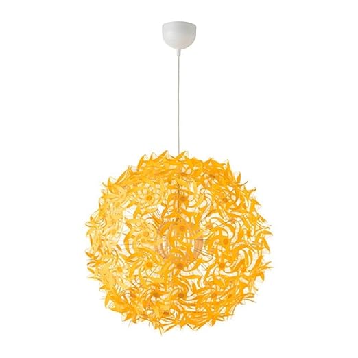 Amazon Com Ikea Grimsas Pendant Lamp Yellow 404 168 46 Size 22