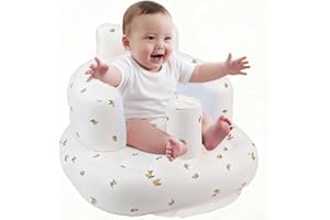 Anoulaou Inflatable Baby Seat for Babies 3-36 Months, Baby Floor Seats for Sitting Up, Baby Seats Blow Up Baby Chair for Infa