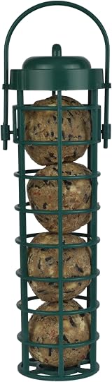 Green Jem Plastic Fat Ball Wild Bird Feeder Easy Fill Clean Garden Birds view 6