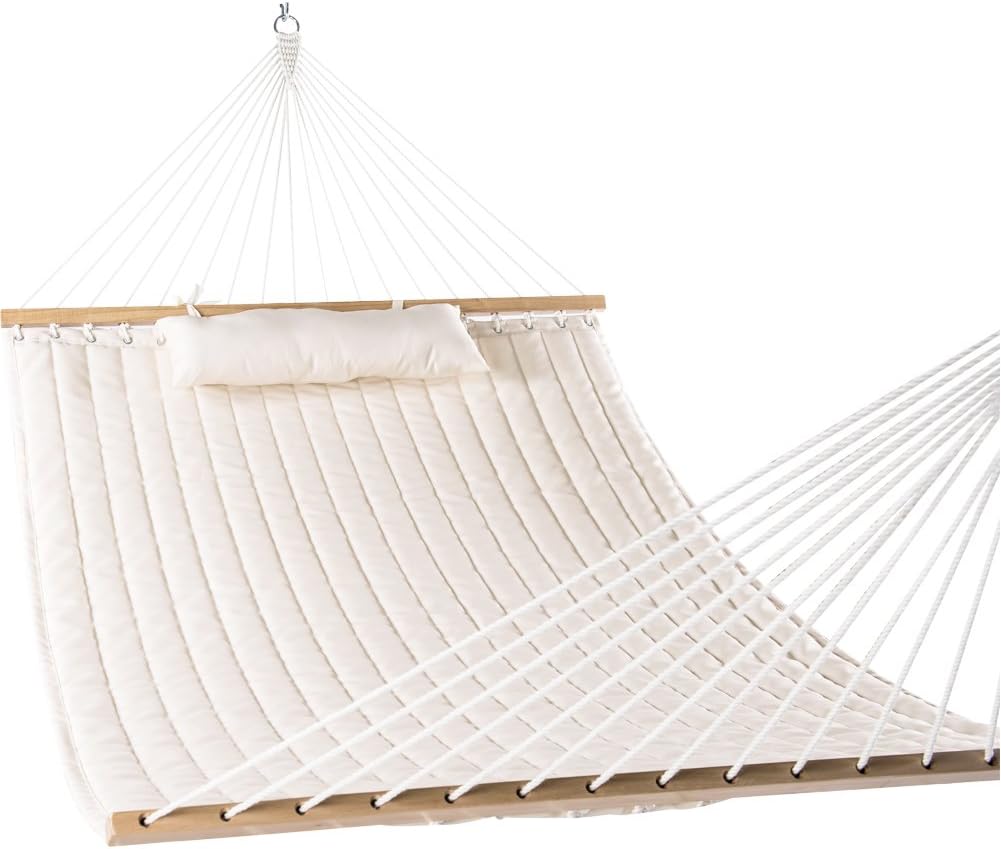 Amazon Com Lazy Daze Hammocks Double Quilted Fabric Swing With