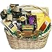 Well Stocked Gourmet Food and Snack Sampler Gift Basket with Smoked Salmon (Chocolate Option)