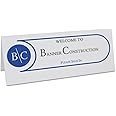 C-Line 87517 Printer-Ready Name Tent Cards, 11 x 4 1/4, White Cardstock, 50 Letter Sheets/Box