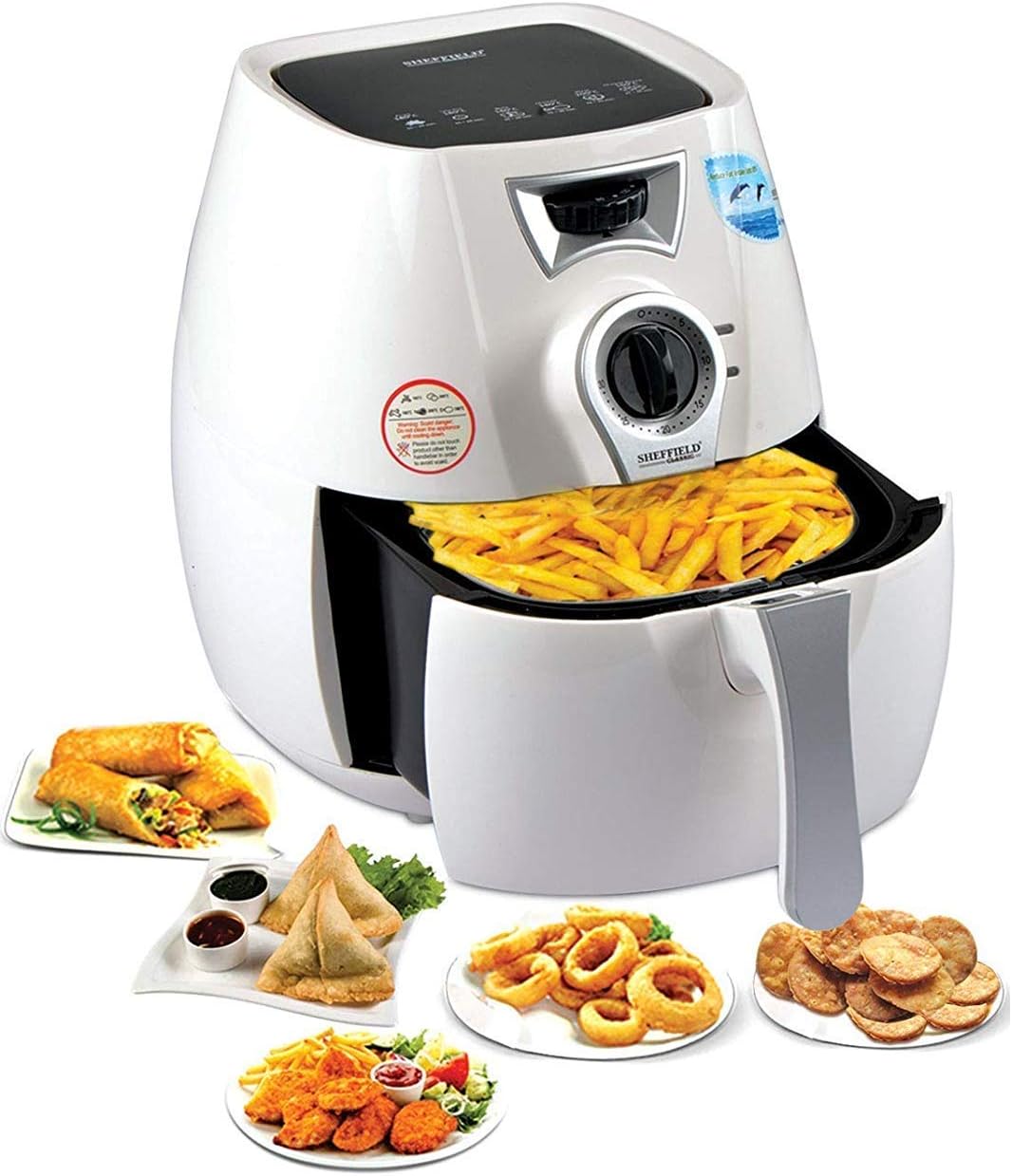 Sheffield Classic 1300 Watt Air Fryer (SH-1004 White)