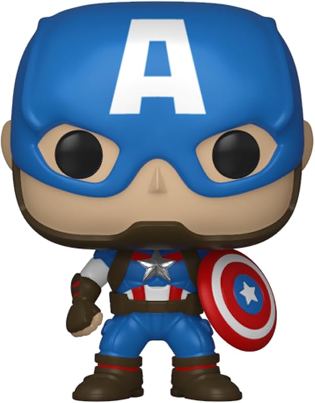 Pocket Pop! & Tee: Marvel - Captain America - For Children And Kids - Small - (S) - Marvel Comics - Fumetti Marvel - T-Shirt, Maglietta Vestiti a Maniche Corte - Idea Regalo Giocattoli