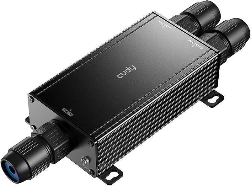 Cudy 2 Channel Gigabit Outdoor PoE Extender IP67 Waterproof 1000Mbps
