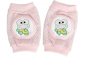 Hillento 4 Pairs Toddler Baby Unisex Crawling Knee Pads Kneepads Knee Elbow Arm Pads