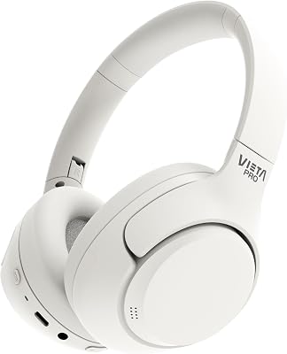 Cuffie auricolari Calm 2, Bluetooth, funzione Dual Pairing, cancellazione attiva del rumore ibrido e modalità ambiente, Aux-in, microfono, fascia regolabile. Batteria 60 H.