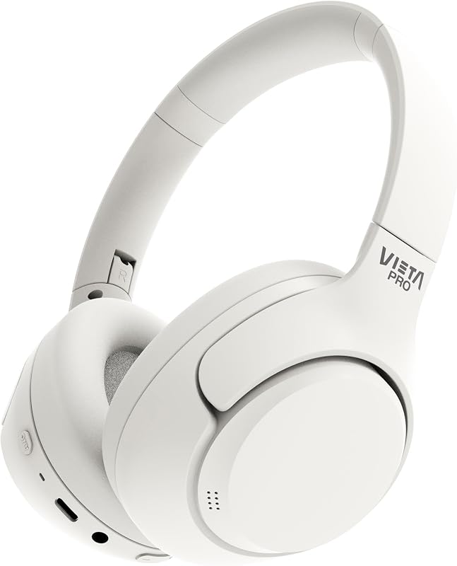 Cuffie auricolari Calm 2, Bluetooth, funzione Dual Pairing, cancellazione attiva del rumore ibrido e modalità ambiente, Aux-in, microfono, fascia regolabile. Batteria 60 H.