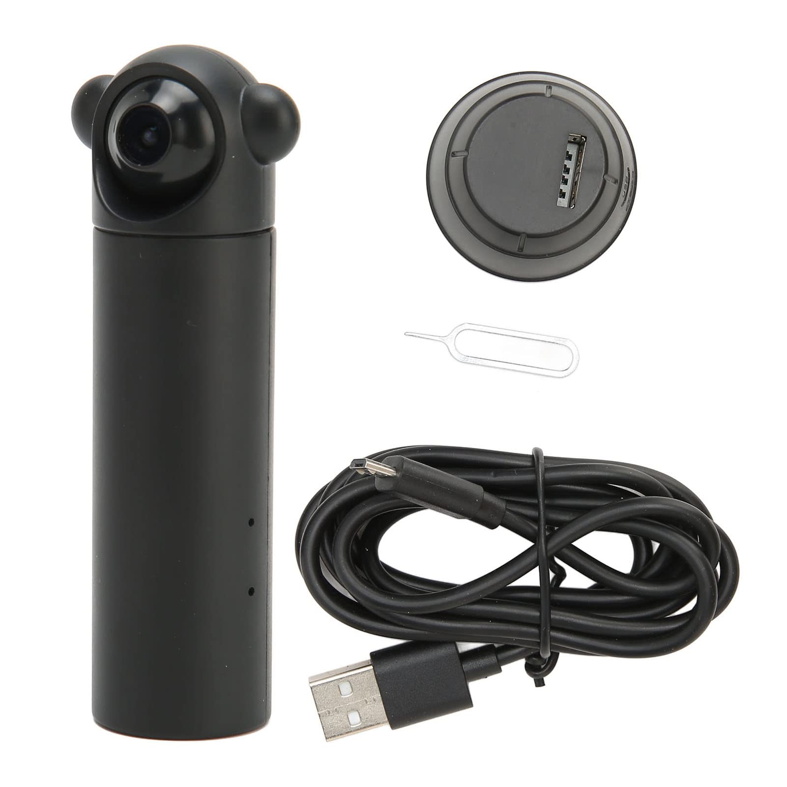 Mini Camera, Smart Security Camera, 180° Rotating HD 1080P Motion Detection Remote Real Time USB WiFi Wireless IP Camera with 2 Infrared LEDs for Home Office