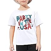 Toddler American Flag Tshirt for Boys Girls Patriotic Tops Kids 4th of July Outfits Tee USA Short Seleve