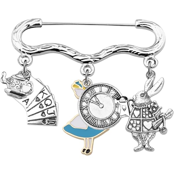Alice in Wonderland Pocket Watch Set Themed Bronze Quartz  display picture 1