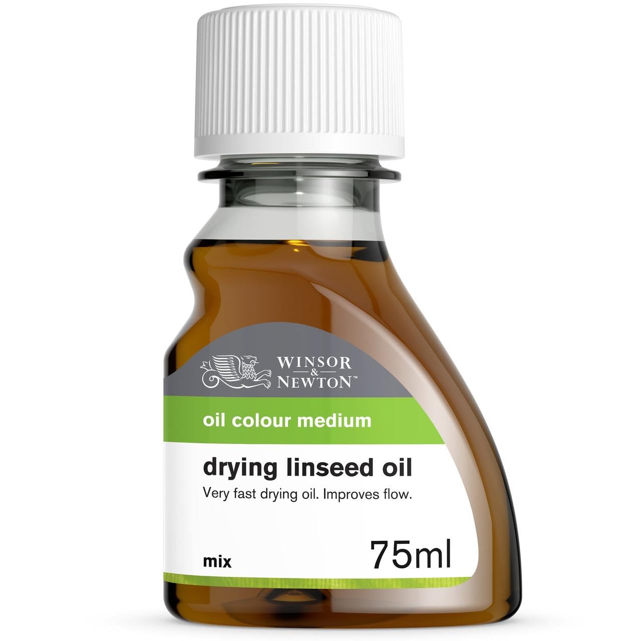 Winsor and Newton Oil Colour Drying Linseed Oil 75ml (Bttl)