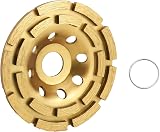 QWORK Diamond Cup Grinding Disc Wheel 115mm for Concrete Plaster Granite Stone view 2