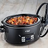 Russell Hobbs 25630 6.5L Slow Cooker & Sous Vide Water Bath, Black view 8