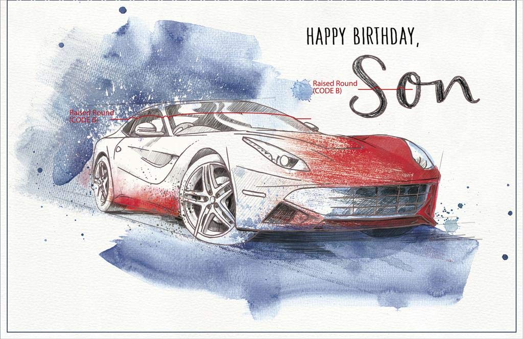 Sports Car Son Birthday Car