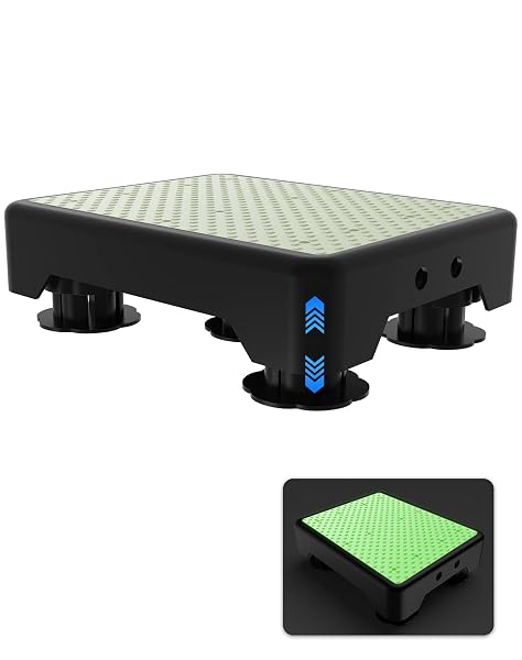 LIFTOZA ADJUSTABLE STEP STOOL FOR ADULTS, NOCTILUCENT BED...