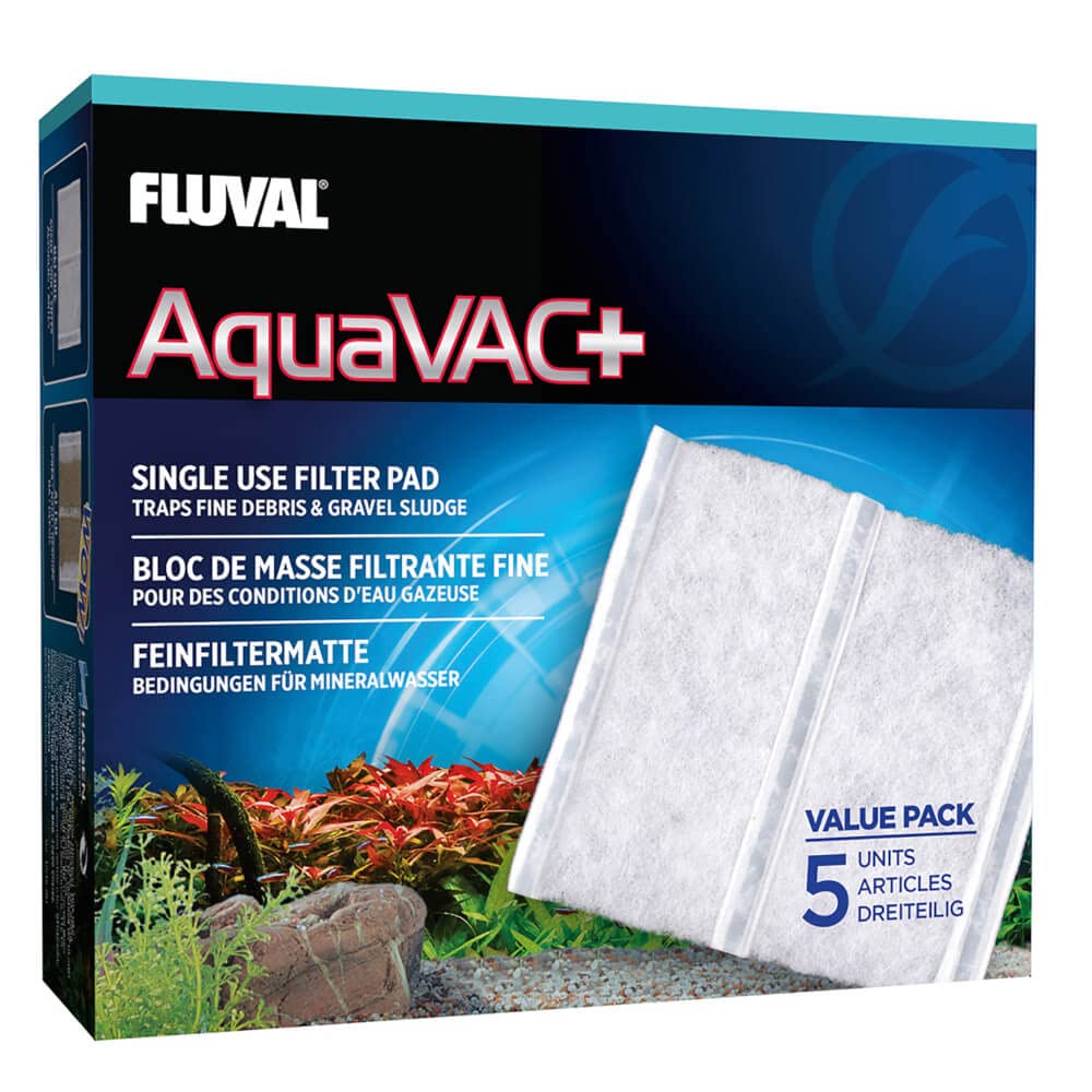 Fluval Fine Foam for Aquavac Vacuum Cleaner for Aquarium 5 Pcs