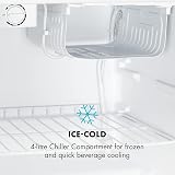 KLARSTEIN Cool Kid Mini Fridge 66 L Stainless Steel Energy Class E view 3