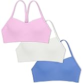 Sascina Girls Sports Bras for Teen 10-16, Y-Back Design, Fixed Molded Pads | Cloud-Feel Racerback Training Bra, Soft Stretch Comfort for Active Girls &amp; Teens, Yoga, Athletics &amp; Casual Wears