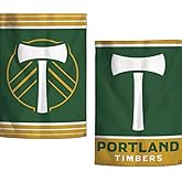 WinCraft Portland Timbers FC Garden Flag 12.5 x 18 inches 2 Sided