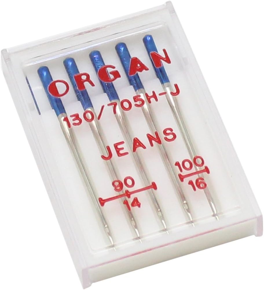 Alfa Jeans NÂș90 NÂș100 Sewing Machine Needles, Stainless Steel