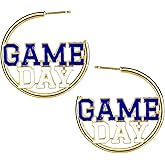 Colorful Football Game Day Earrings for Women Jewelry