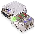 PROFIBUS Connector w/Diagnostic LEDs - 90° | VIPA 972-0DP10 - Alternative to Siemens 6ES7 972-0BA52-0XA0 and 6ES7 972-0BB52-0XA0