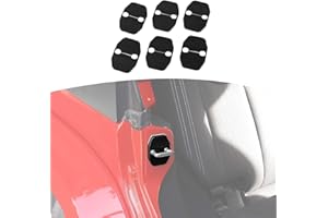 RT-TCZ for Jeep JK Door Lock Cover Protector for Jeep Wrangler JKU 2007-2017 Black Accessories 6pcs