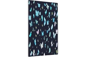 Xuejiaku Colorful Butterfly 1 Gang Light Switch Cover No Device Wall Plate Decorative Blank Switchplate Electrical Faceplate for Girls Bedroom Kids Nursery Living Room Decorate