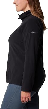 Columbia Glacial IV Half Zip Fleece Pullover Black 3X Women view 3