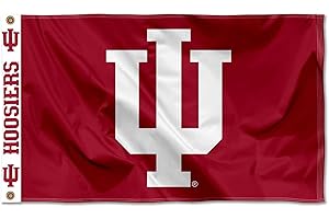 College Flags & Banners Co. Indiana Hoosiers Printed Header 3x5 Foot Banner Flag