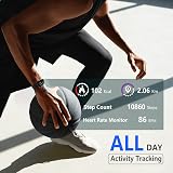 FITVII Slim Fitness Tracker Blood Oxygen BP 24/7 HR Sleep IP68 view 4
