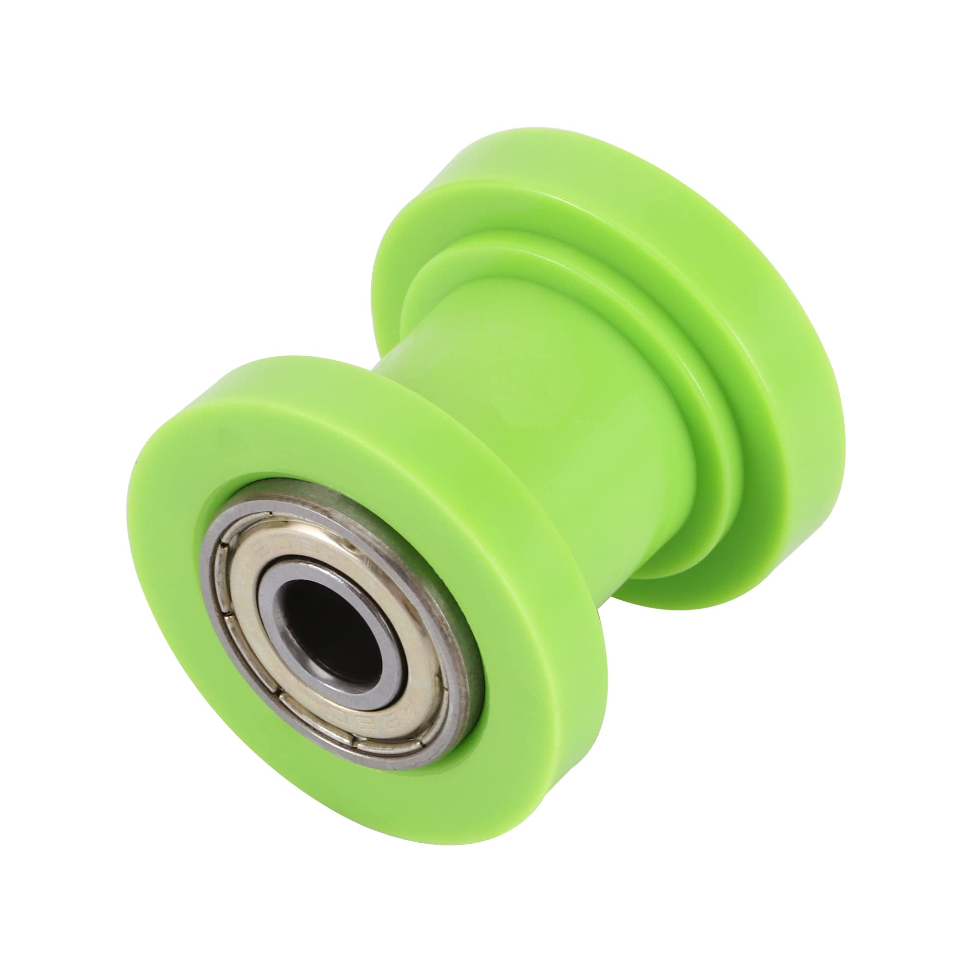 WOOSTAR 8mm Motorcycle Chain Roller Slider Tensioner Wheel Guide Replacement for Chinese ATV 4 Wheeler Quad Baja Doodlebug Dirt Pit Bike Green