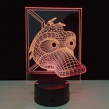 baby head night light