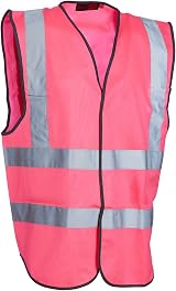 Blackrock Hi Vis Vest Pink Enhanced Visibility Size Large view 2