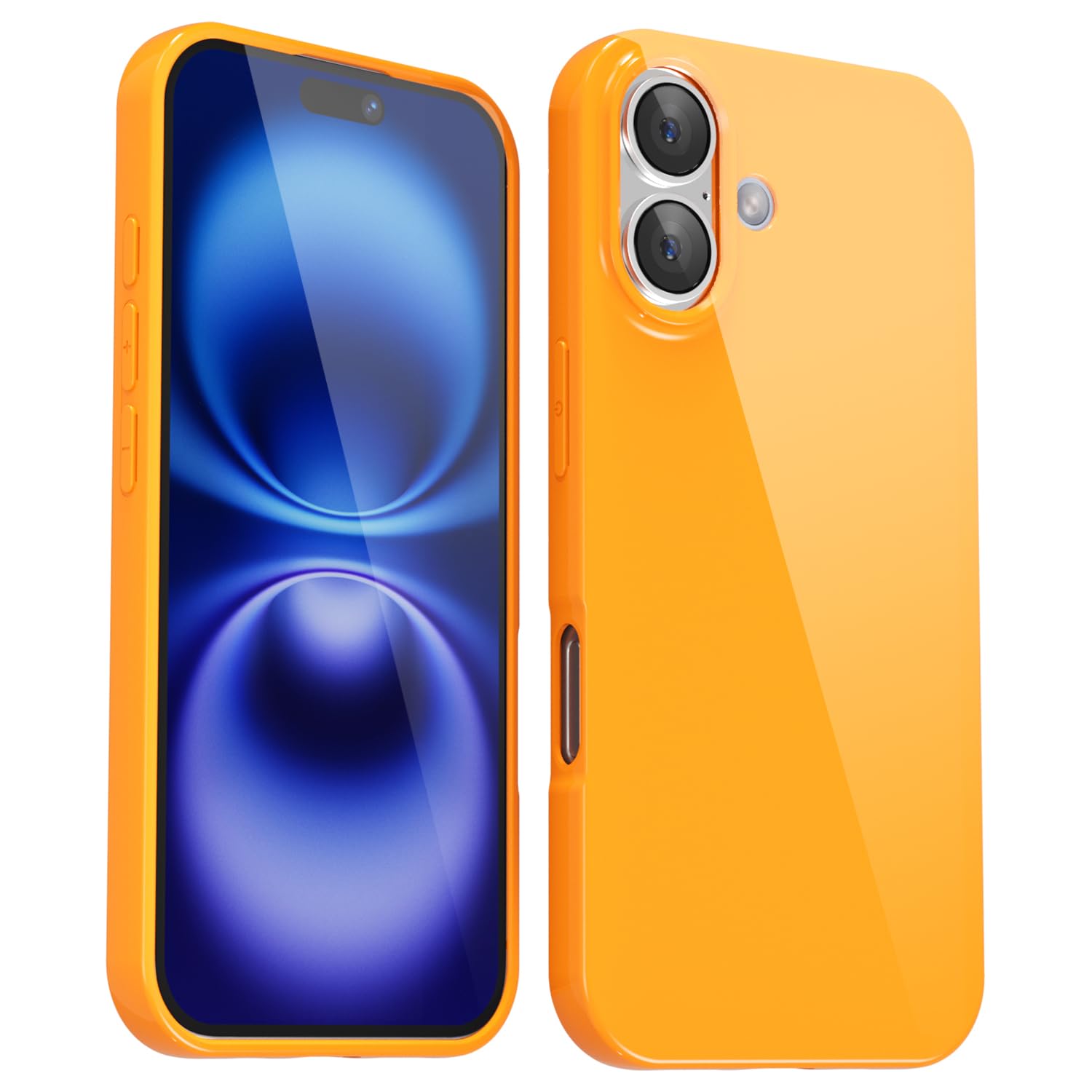 Svanove for iPhone 16 Case Silicone, Glossy Soft