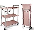 Olympia Tools 89-354 Pack N Roll Collapsible Service Cart, XL, 300LB Capacity, Rose