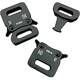 TXZWJZ Paracord Bracelet Buckles 2 Pack Metal Side Quick Release Tactical Belt Buckle DIY Necklace Bag Accessories